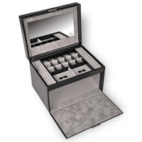 Koffer (ohne Schubfächer) VARIO vario / schwarz (Leder)