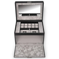 Koffer (ohne Schubfächer) VARIO vario / schwarz (Leder)