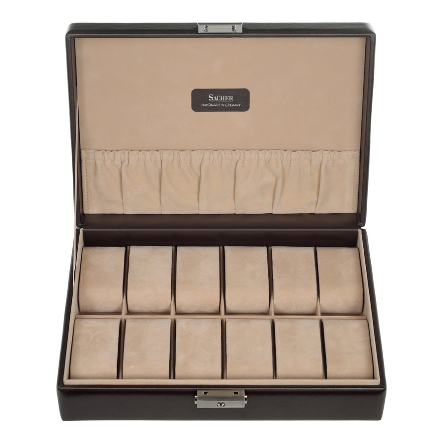 case for 12 watches new classic / mocca