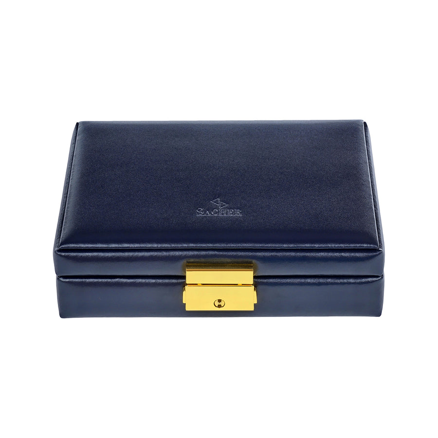 box acuro / navy (leather)