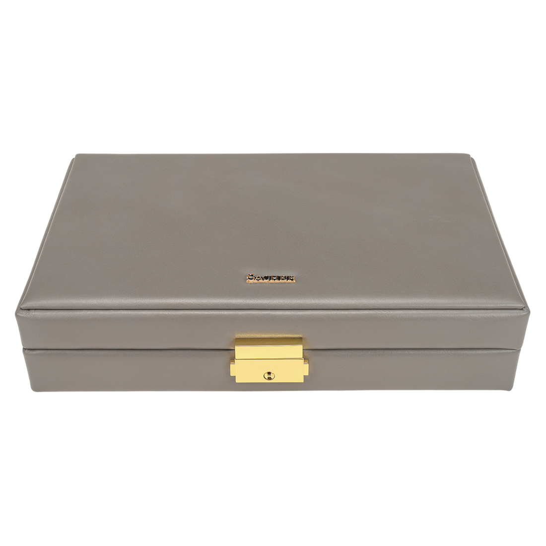 Ringetui fleur venice / grau (Leder)