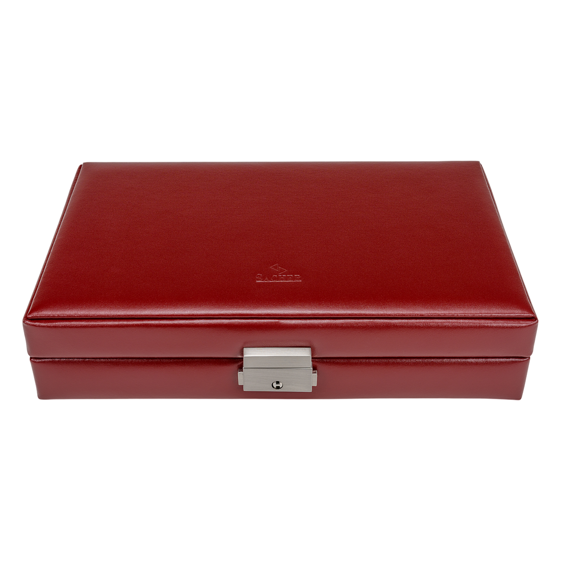 Ring- und Sammleretui amadora / rot (Leder)