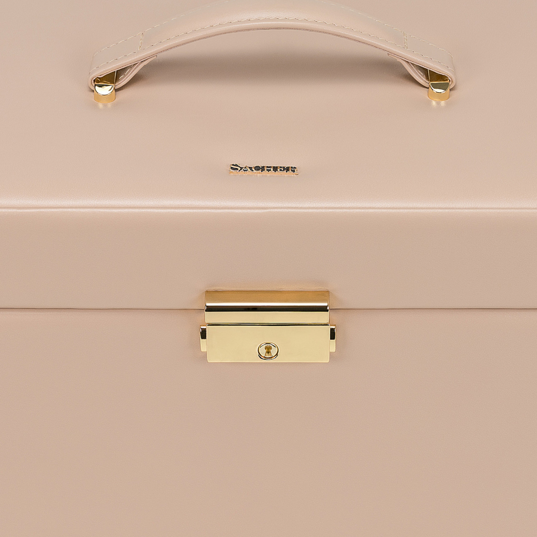 Schmuckkasten Karen pastello / beige (Leder)
