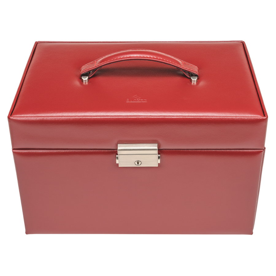 Jewelry box Lena amadora / red (leather)
