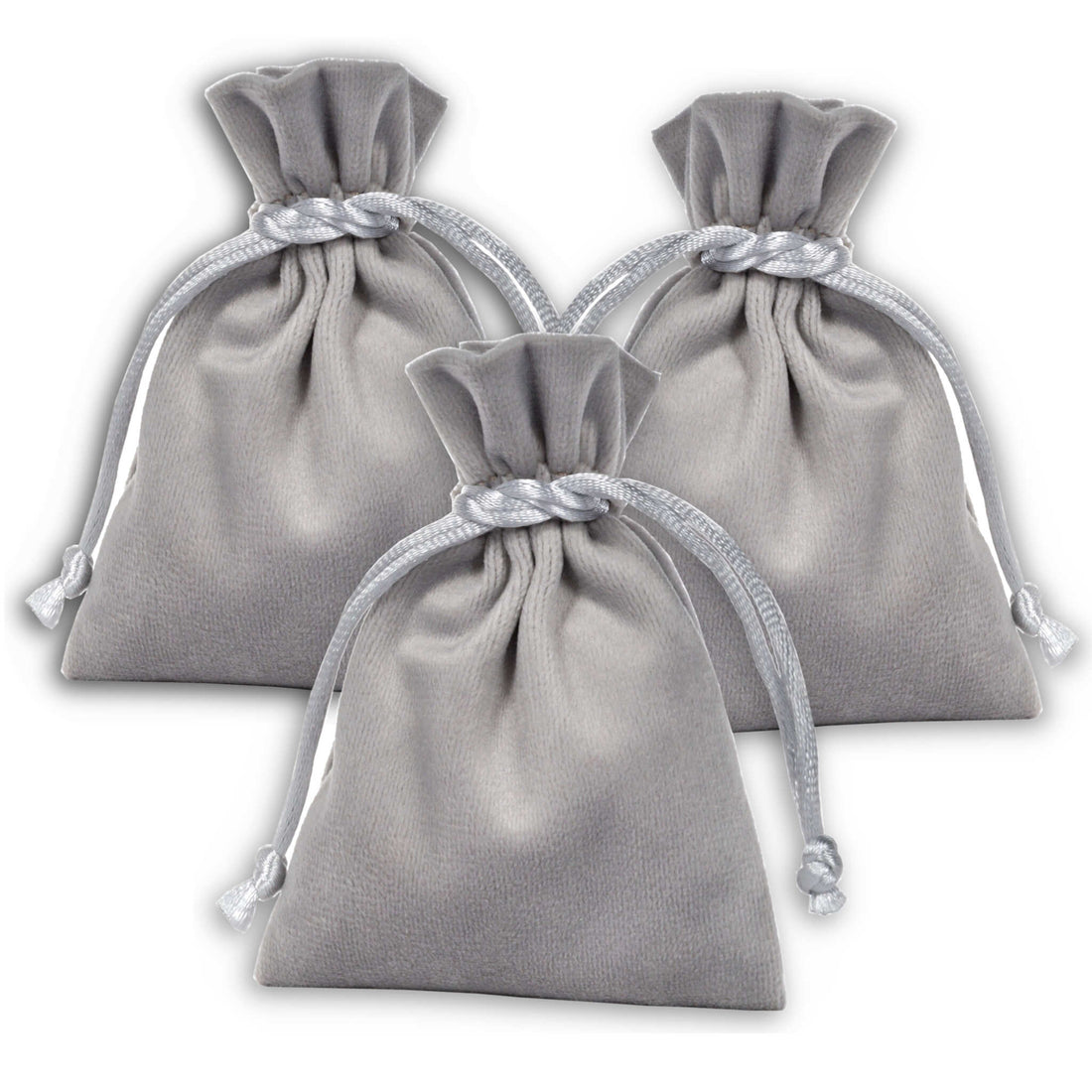 borsa per gioielli 3 pezzi Accessoirs / grigio