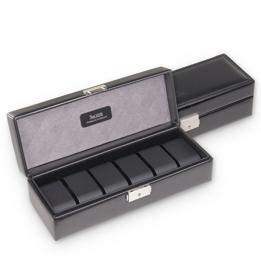 case for 6 watches gents / black