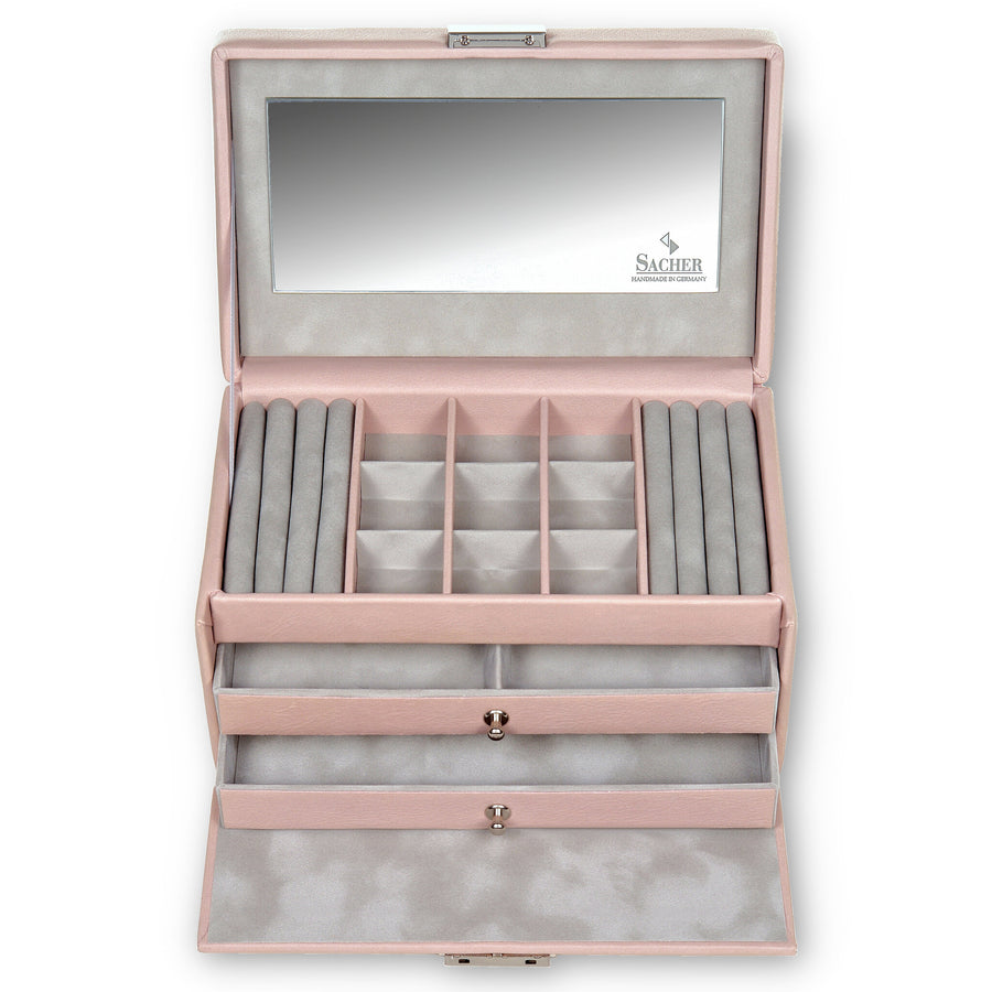 jewellery case Elly pastello / rose (leather)