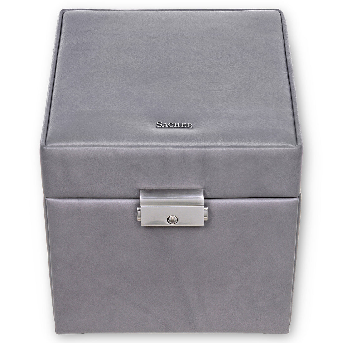 jewellery case Evita fleur venice / grey (leather)