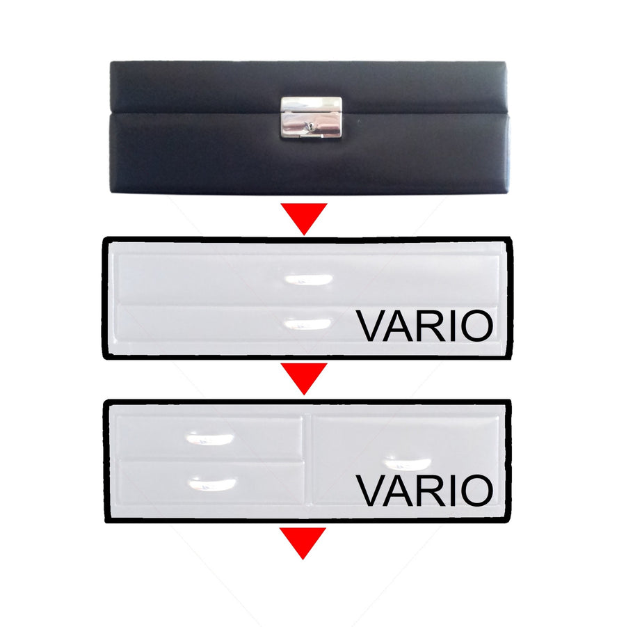 Bovenste module VARIO vario / zwart (leder)
