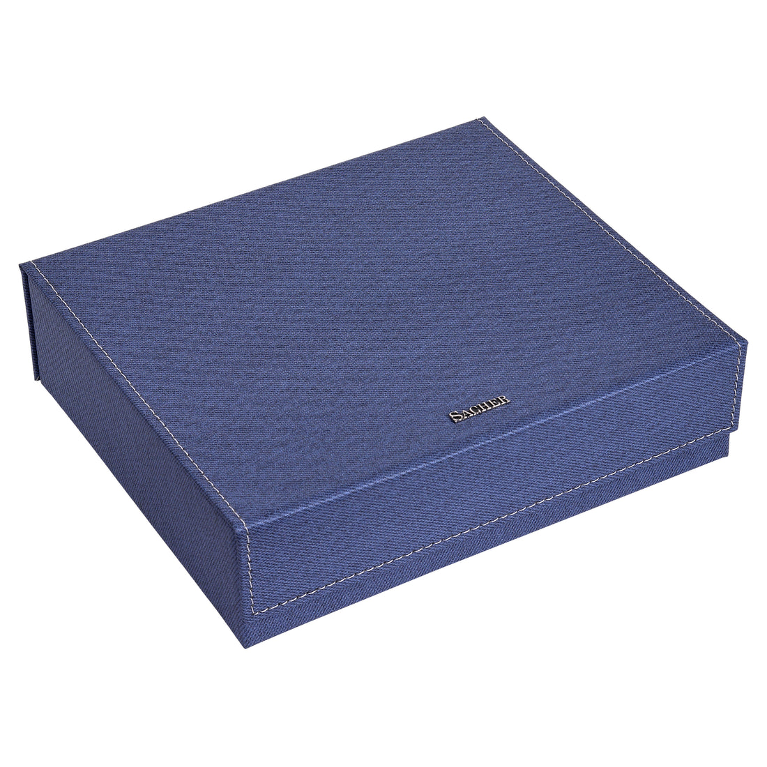 Schmuckbox Nora denim / blau – Manufaktur SACHER 1846 | Offizieller Store