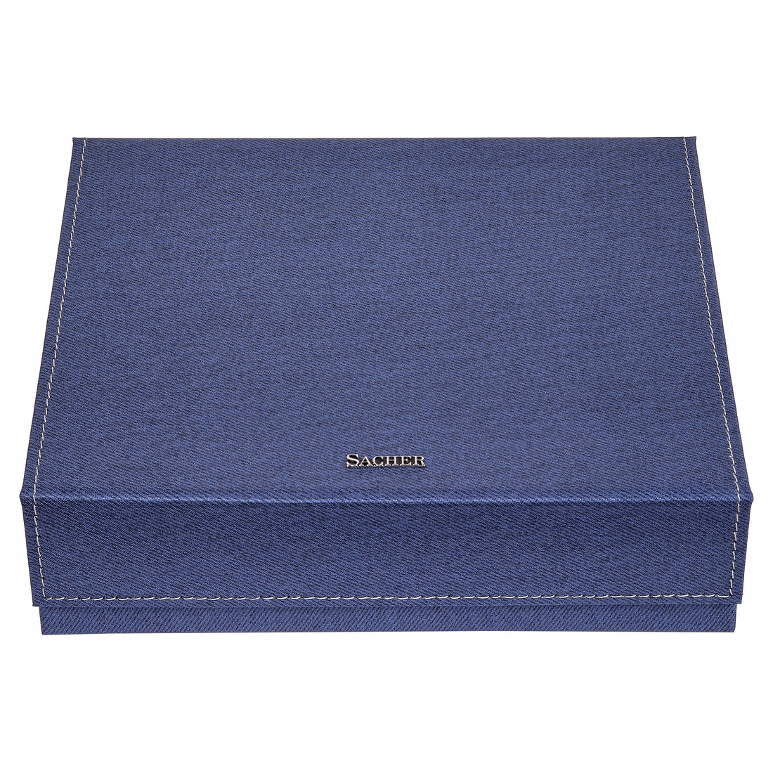 Schmuckbox Nora denim / Store SACHER Offizieller Manufaktur 1846 – blau 