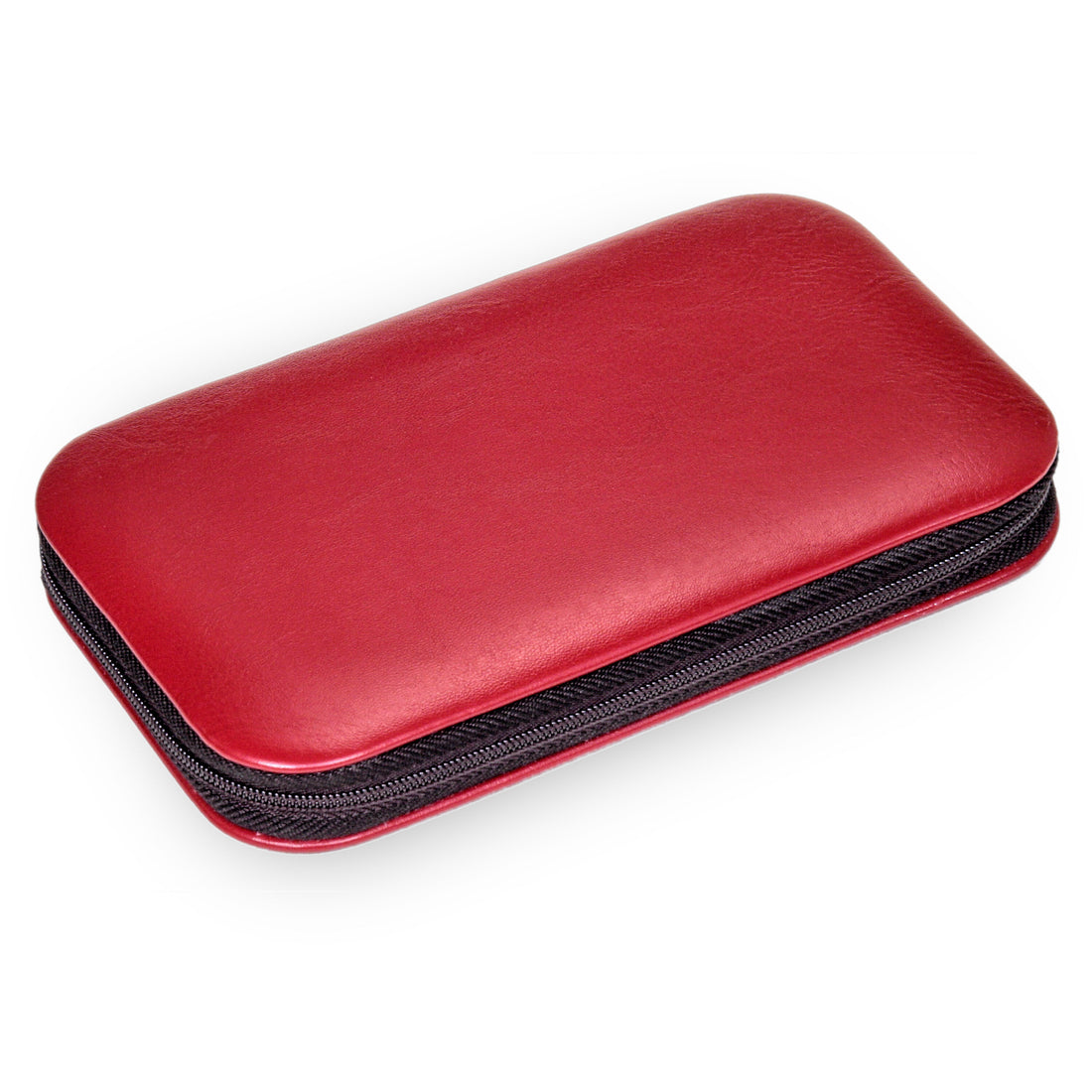10 pcs. manicure set Manikürenset / red (leather)